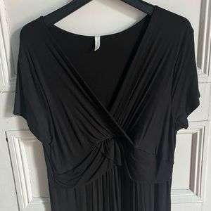 Black PinkBlush maxi dress